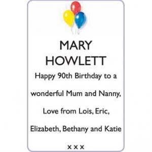 MARY HOWLETT