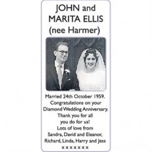 JOHN and MARITA (nee Harmer) ELLIS