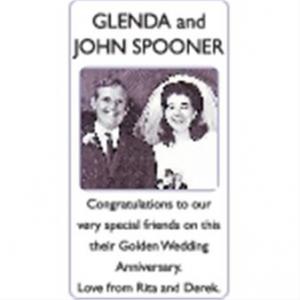 GLENDA and JOHN SPOONER