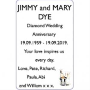 JIMMY and MARY DYE