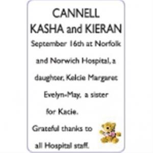 KASHA and KIERAN CANNELL