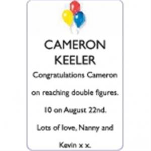 CAMERON KEELER