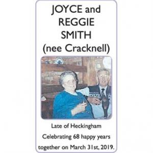 JOYCE (nee Cracknell) and REGGIE SMITH