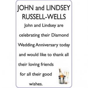 JOHN and LINDSEY RUSSELL-WELLS