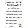 JOHN and LINDSEY RUSSELL-WELLS