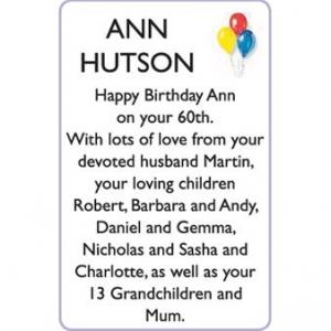 ANN HUTSON