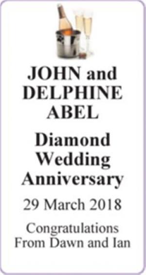 JOHN and DELPHINE ABEL