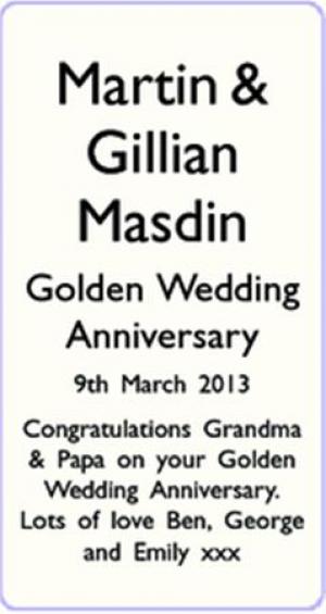 Martin - Gillian Masdin